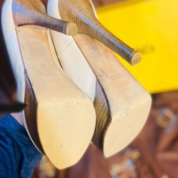Fendi heels shoes pumps platform designer brand - Picture 9 of 11